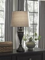 Darlita Bronze Finish Table Lamp (Set of 2) - DMV FurnitureTable Lamp Pair