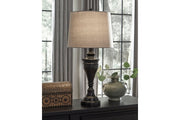 Darlita Bronze Finish Table Lamp (Set of 2) - DMV FurnitureTable Lamp Pair