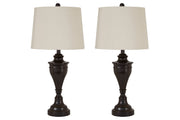 Darlita Bronze Finish Table Lamp (Set of 2) - DMV FurnitureTable Lamp Pair
