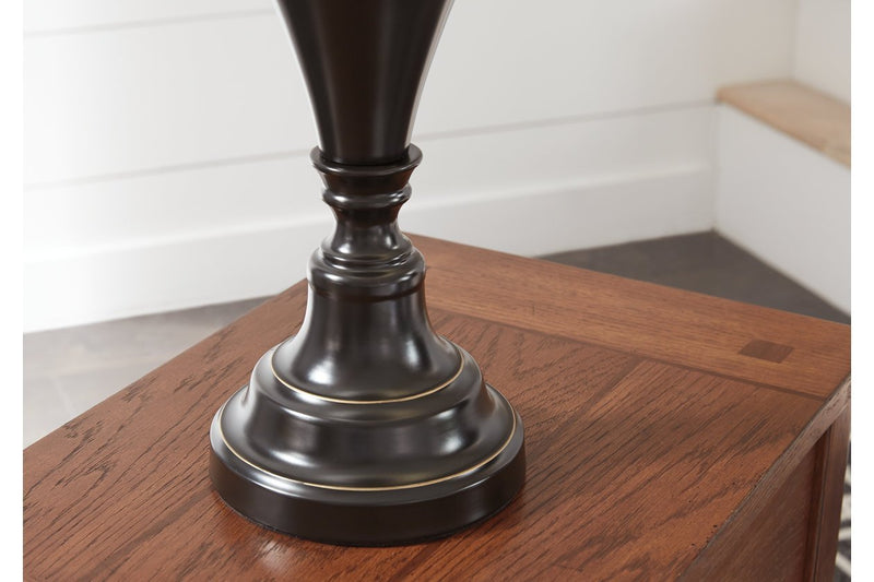 Darlita Bronze Finish Table Lamp (Set of 2) - DMV FurnitureTable Lamp Pair