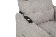Dayes Upholstered Power Lift Recliner Chair Taupe - 600131P