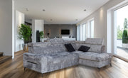 Daytona sectional w/ bed & Storage SET - p13674