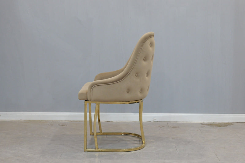 DC2020 Champagne color dining chair - 210000007929