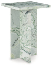 Deaconwell White/Green Accent Table - A4000648
