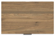 Deanlow Full Panel Headboard with Dresser, Chest and Nightstand in Honey - PKG017183
