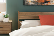 Deanlow Full Panel Headboard with Dresser, Chest and Nightstand in Honey - PKG017183