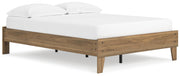 Deanlow Full Platform Bed with Dresser and Chest in Honey - PKG017196