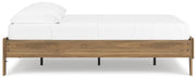 Deanlow Full Platform Bed with Dresser and Chest in Honey - PKG017196