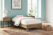 Deanlow Honey Twin Platform Bed - EB1866-111