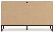 Deanlow Queen Panel Headboard with Dresser and 2 Nightstands in Honey - PKG017262