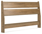 Deanlow Queen Panel Headboard with Dresser and Chest in Honey - PKG017266
