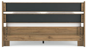 Deanlow Queen Panel Headboard with Dresser, Chest and Nightstand in Honey - PKG017267