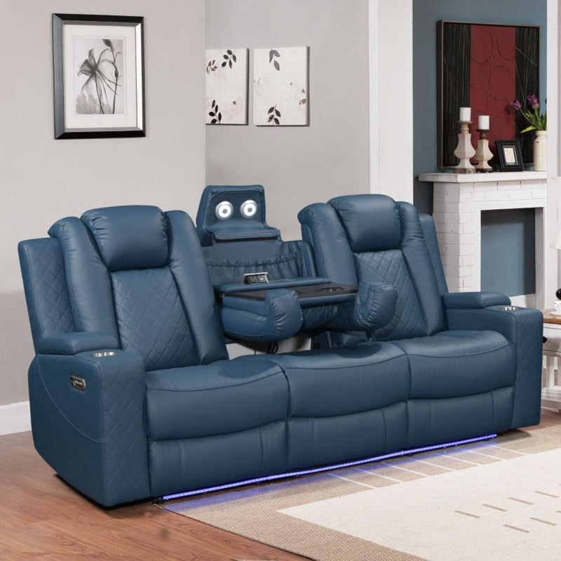 Dearborn Blue Sofa & Loveseat & Chair - DEARBORN-BL-SLC