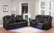 Dearborn Brown Sofa & Loveseat & Chair - DEARBORN-BN-SLC