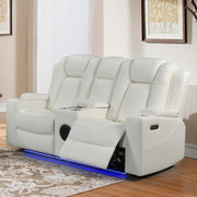 Dearborn White Sofa & Loveseat - DEARBORN-WT-SLS
