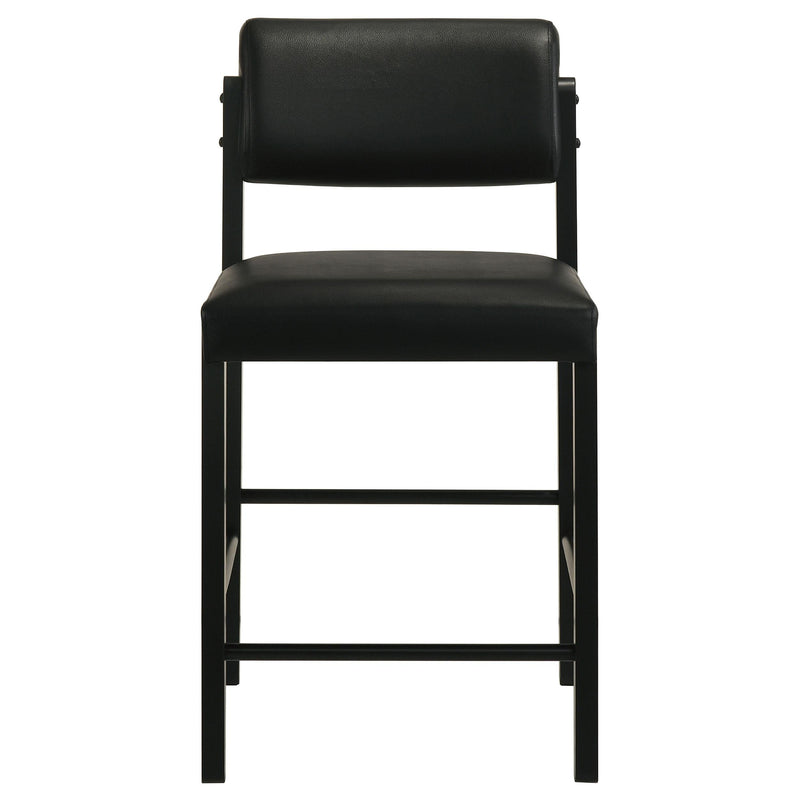 Decker 7-piece 70-inch Rectangular Counter Height Dining Set Black - 193958BLK-S7C