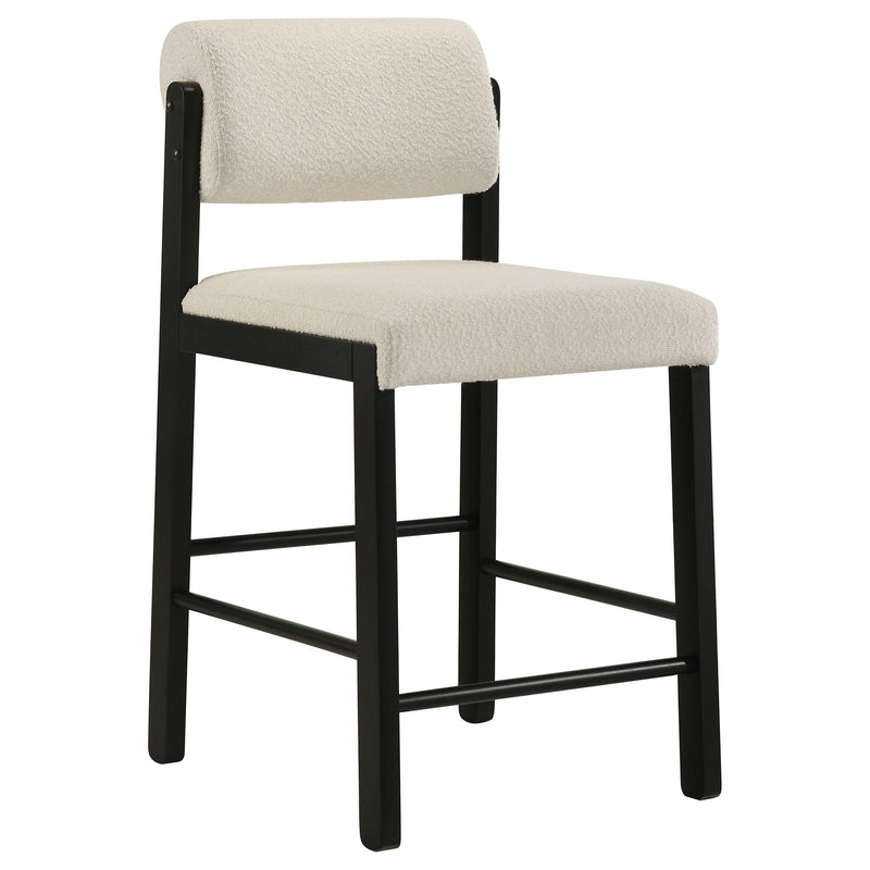 Decker 7-piece 70-inch Rectangular Counter Height Dining Set Cream and Black - 193958BLK-S7B