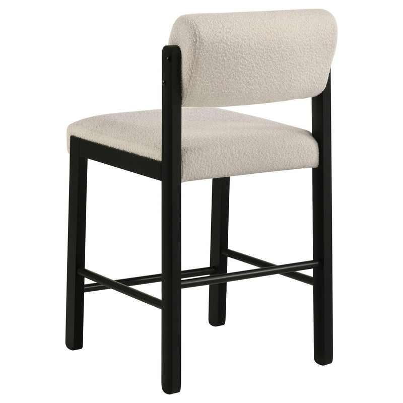 Decker 7-piece 70-inch Rectangular Counter Height Dining Set Cream and Black - 193958BLK-S7B