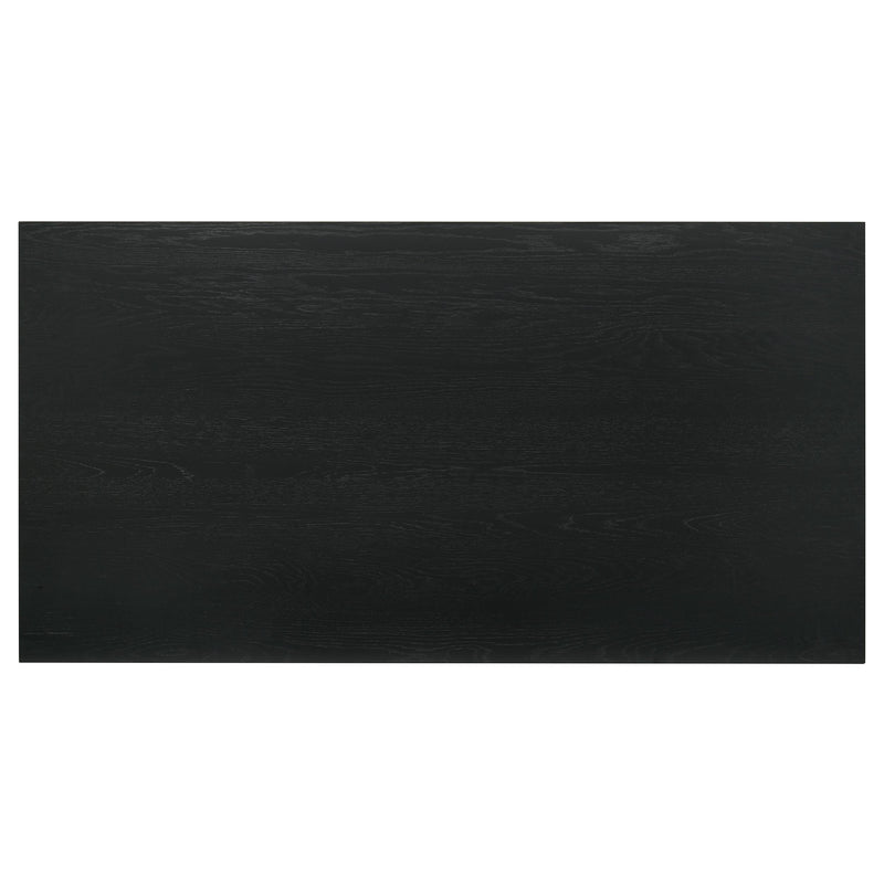 Decker 7-piece 70-inch Rectangular Counter Height Dining Set Grey and Black - 193958BLK-S7E