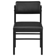 Decker 7-piece 82-inch Rectangular Dining Set Black - 193951BLK-S7C