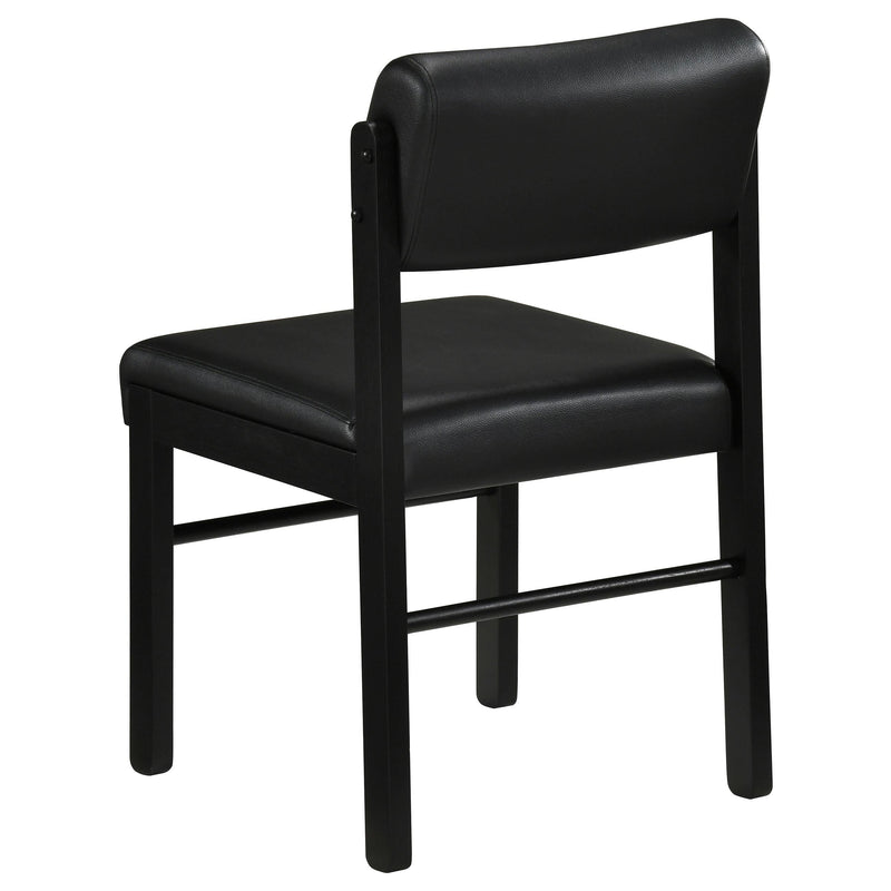 Decker 7-piece 82-inch Rectangular Dining Set Black - 193951BLK-S7C