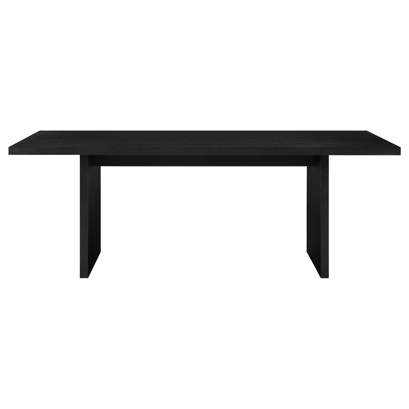 Decker 7-piece 82-inch Rectangular Dining Set Black - 193951BLK-S7F