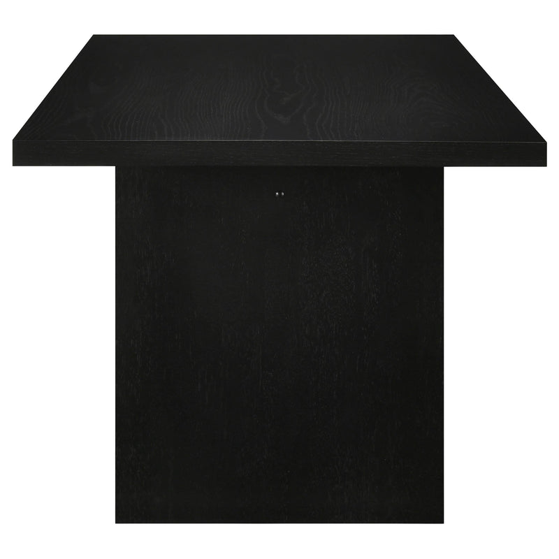 Decker 7-piece 82-inch Rectangular Dining Set Black - 193951BLK-S7F