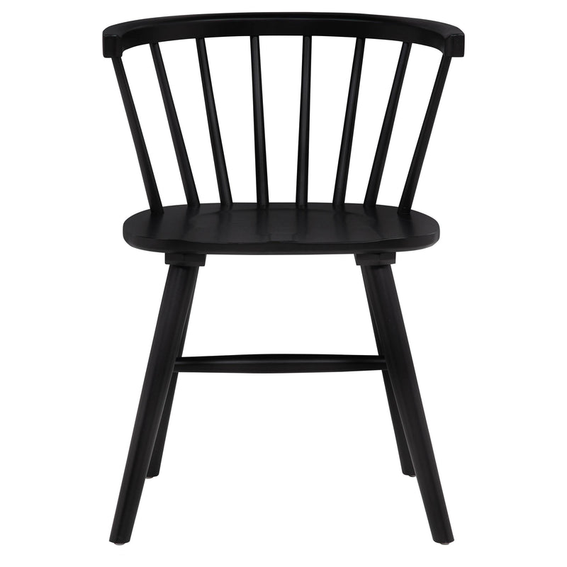 Decker 7-piece 82-inch Rectangular Dining Set Black - 193951BLK-S7F