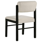 Decker 7-piece 82-inch Rectangular Dining Set Cream and Black - 193951BLK-S7B