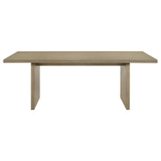 Decker 7-piece 82-inch Rectangular Dining Set Cream and Natural Oak - 193951NAT-S7D