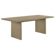Decker 7-piece 82-inch Rectangular Dining Set Grey and Natural Oak - 193951NAT-S7E