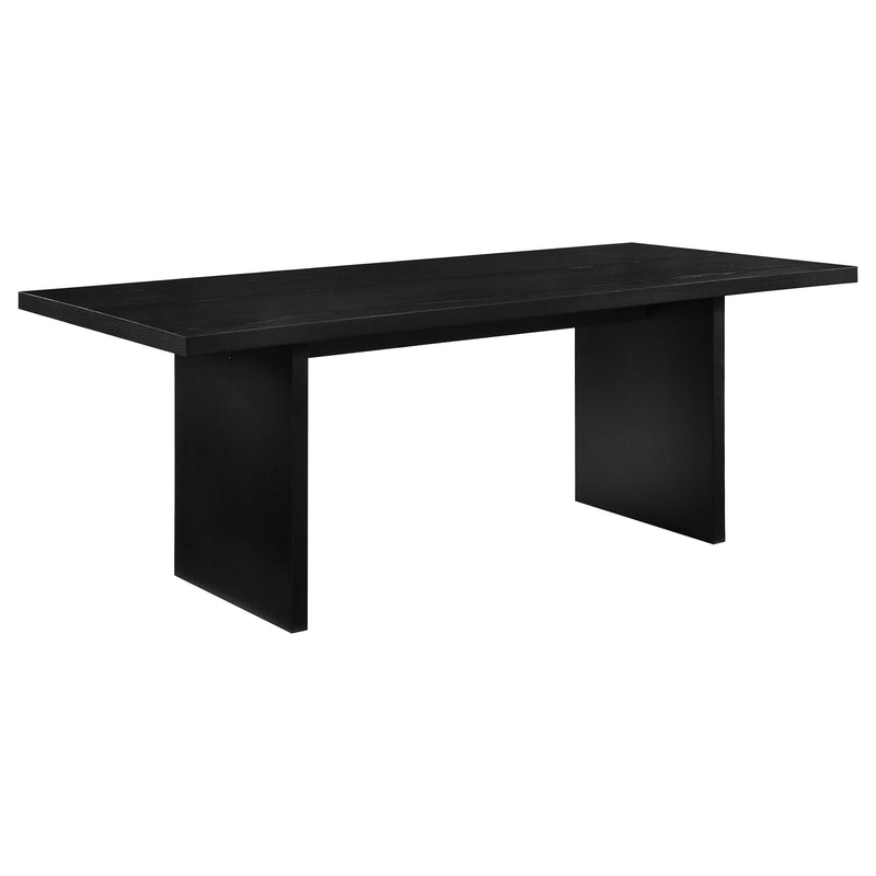 Decker 7-piece 82-inch Rectangular Dining Set Wheat and Black - 193951BLK-S7A