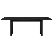 Decker 7-piece 82-inch Rectangular Dining Set Wheat and Black - 193951BLK-S7A