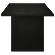 Decker 7-piece 82-inch Rectangular Dining Set Wheat and Black - 193951BLK-S7A