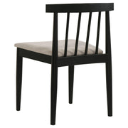 Decker 7-piece 82-inch Rectangular Dining Set Wheat and Black - 193951BLK-S7A
