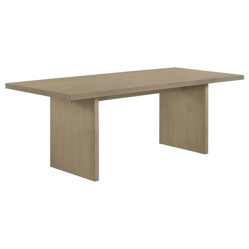 Decker 7-piece 82-inch Rectangular Dining Set Wheat and Natural Oak - 193951NAT-S7A