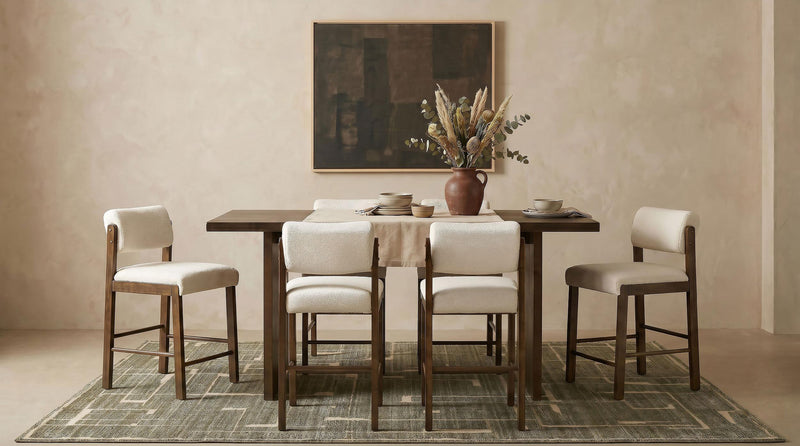 Decker 70-inch Rectangular Wood Counter Height Dining Table Dark Walnut - 193958WAL