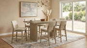 Decker 70-inch Rectangular Wood Counter Height Dining Table Natural Oak - 193958NAT