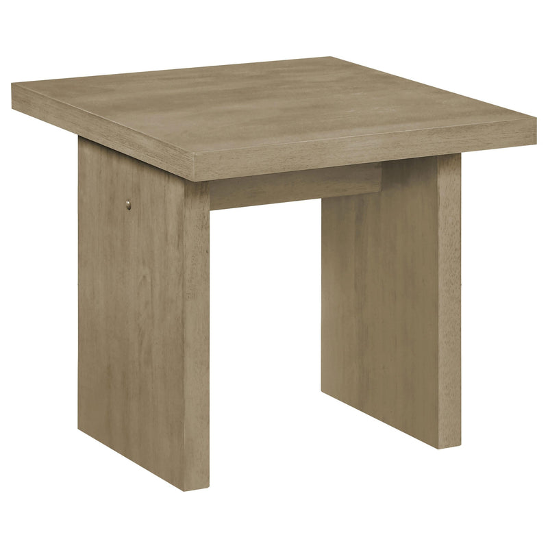 Decker Square Occasional Side End Table Natural Oak - 706467