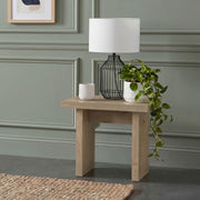 Decker Square Occasional Side End Table Natural Oak - 706467