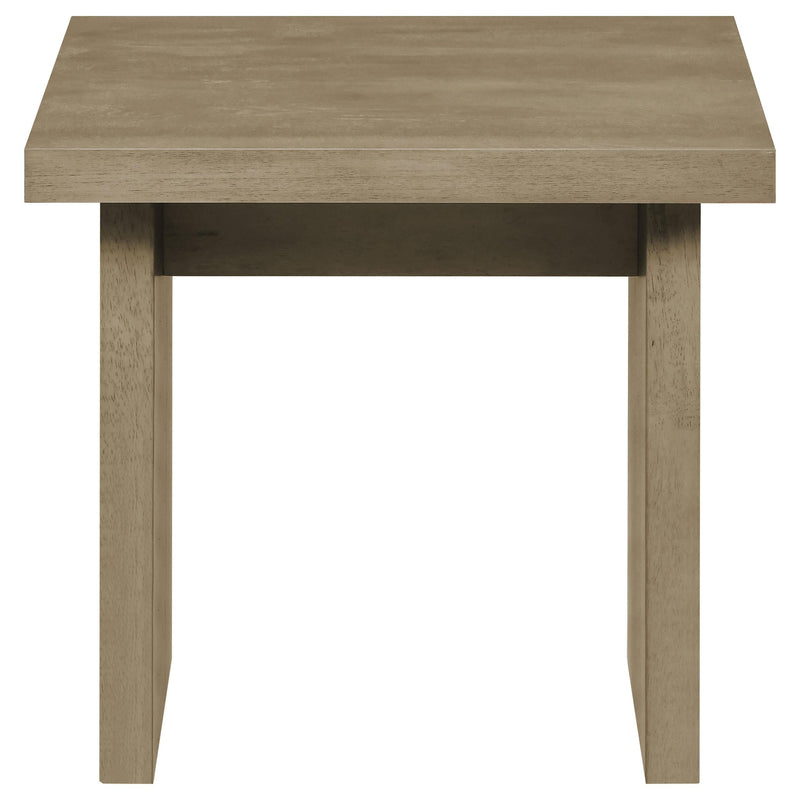 Decker Square Occasional Side End Table Natural Oak - 706467