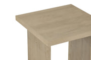 Decker Square Occasional Side End Table Natural Oak - 706467