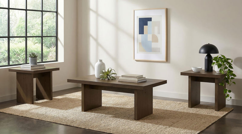 Decker Square Occasional Side End Table Walnut - 706487