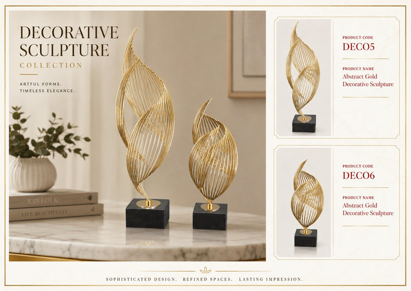 DECO5 7 X 7 X 22 IRON STYLISH DECORATION - 210000001065