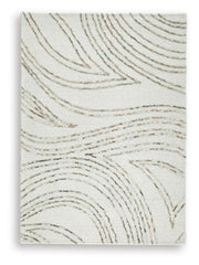 Deenbury Ivory/Green/Brown 5' x 7' Area Rug - R407862