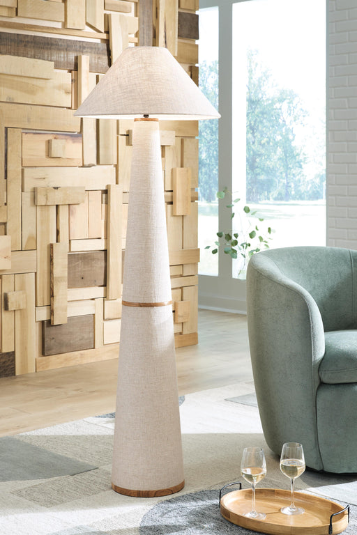 Dellridge Light Beige Floor Lamp - L400001
