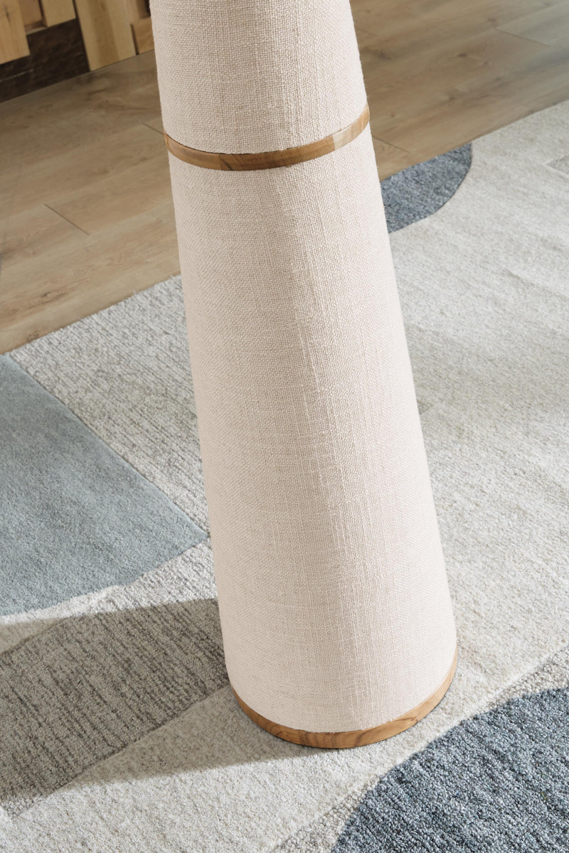 Dellridge Light Beige Floor Lamp - L400001