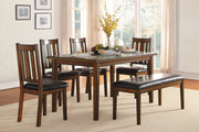 Delmar Burnished Brown 6 - Piece Dining Set - DMV FurnitureDining Room Set