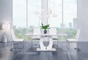Deltona White Dining Room Set - DMV FurnitureDining Room Set