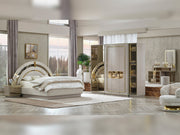 Delux Dresser With Mirror & Ottoman - 200-MAX-DEL-DR